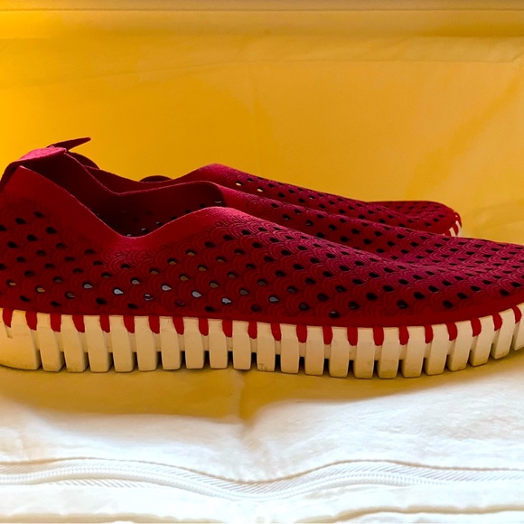 Ilse Jacobsen slip on loafer - Beautiful red! - Picture 2 of 4